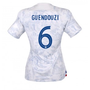 Frankrike Matteo Guendouzi #6 kläder Kvinnor VM 2022 Bortatröja Kortärmad
